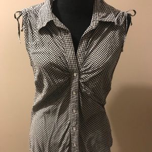 Black&white check Authentic Faded Glory shirt.